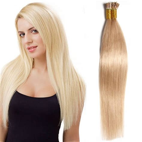 Malaysian Straight Human Remy I Tip Hair Extensions 100g