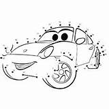 Coloring Pages Cars Dots Connect Car Printable Mcqueen Lightning Top Online Momjunction Dot Printables Sheet Open Toddler Kids Choose Board sketch template