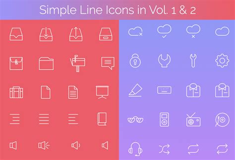 simple  icons