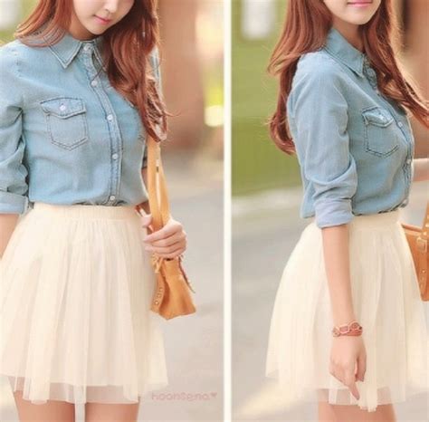 skirt shirt bag cream skirt jeans high waisted skirt