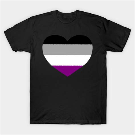 Asexual Heart Asexual T Shirt Teepublic