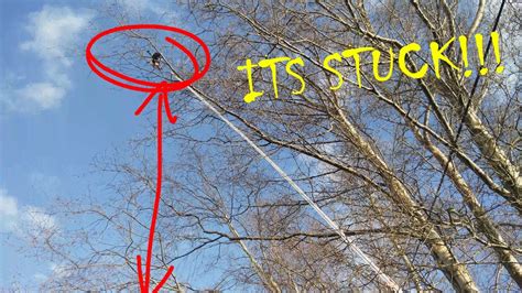 friend  drone stuck  tree youtube