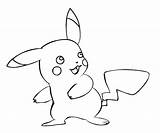 Pikachu Coloringhome sketch template