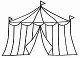 Circus Tent Clipart Carnival Outline Clip Tents Template Cliparts Coloring Ticket Drawing Pages Printable Library Templates Craft Transparent Find Crafts sketch template