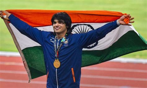 india gets olympic champion as neeraj chopra wins gold in javelin throw