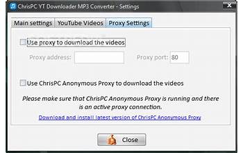 ChrisPC YT Downloader MP3 Converter screenshot #0