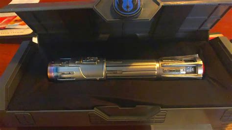 new ben solo lightsaber unboxing at galaxy s edge youtube