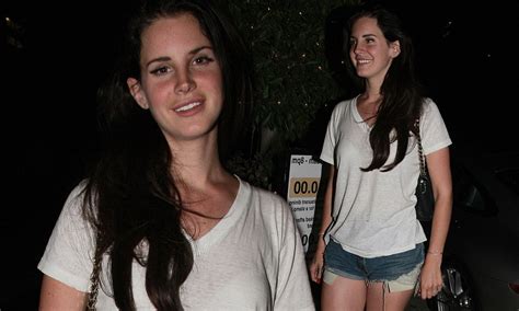 lana del rey shows off her tanned pins as she steps out in micro mini