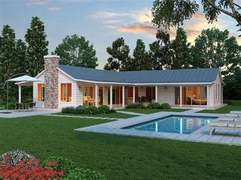 shaped ranch style house plans  shaped ranch plans