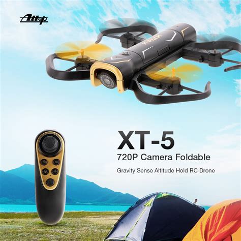 attop xt  p camera drone foldable wifi fpv gravity sense altitude