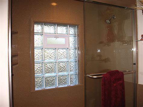 Glass Block Windows For The Bathroom And Shower In St Louis