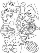Coloring Toys Pages Toy Edupics Materials Sheets Kleurplaten Kids sketch template