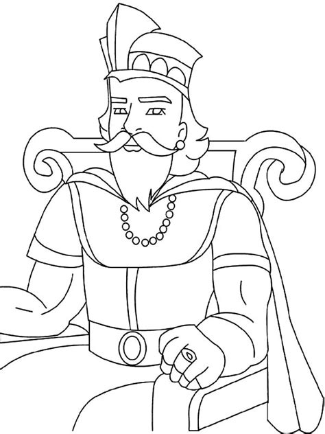 great king coloring pages kids play color colouring pages coloring