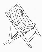 Coloring Pages Chair Beach Spring Deckchair House Printable Colouring Vector Drawing Getdrawings Getcolorings Books sketch template
