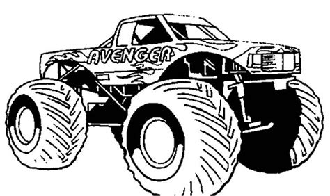 monster truck zombie monster truck coloring pages  boys