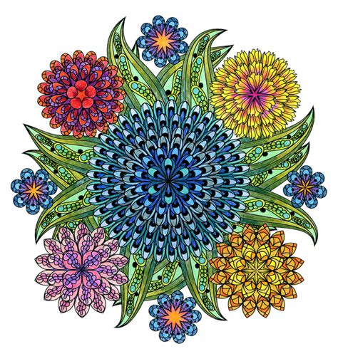 relieve stress and find balance by coloring a mandala
