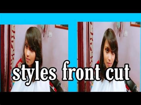 stylish front cut  layer perfect front cut youtube