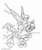 Coloring Pages Tinkerbell Fairy Printable Disney Fairies sketch template
