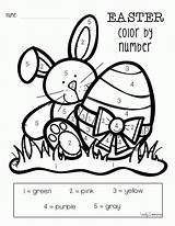 Easter Color Numbers Coloring Number Printable Pages Kids Preschool Kindergarten Activities School Colors Worksheets Sheets Printables Colouring Bestcoloringpagesforkids Egg Crafts sketch template