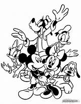 Mickey Mouse Disneyclips sketch template