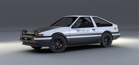 toyota sprinter trueno ae86 initial d edition by mixjoe on deviantart