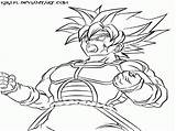 Saiyan Bardock Goku Gogeta Kamehameha Coloringhome Getcolorings sketch template