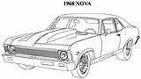Coloring Pages Car Cars Muscle Classic Old Printable Truck Nova Kids Color School Chevy Race Colouring Adult Drawings Sheets Print sketch template