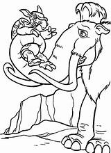 Age Ice Coloring Pages Dinosaurs Dawn Kids Search Choose Board sketch template