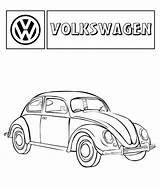 Coloring Volkswagen Pages Beetle Car Color Tocolor Cars Place sketch template