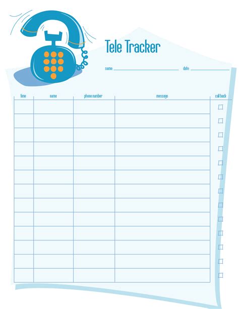 Printable Telephone Message Pad Template 9 Best Images