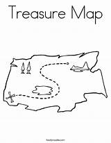 Coloring Treasure Map Usa Island Pages Twistynoodle Built California sketch template