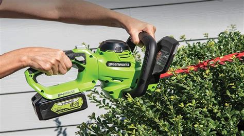 green deals greenworks    hedge trimmer returns  amazon     electrek