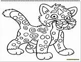 Cheetah Coloring Pages Baby Jaguar High Leopard Animal Printable Drawing Quality Little Snow Print Animals Color Easy Rica Costa Jaguars sketch template
