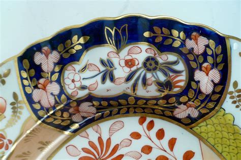 mid  century copeland imari pattern porcelain platter  sale