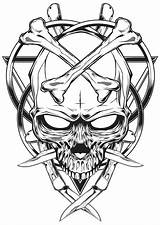 Cracked Clipartmag Skulls Tribales Wrench sketch template