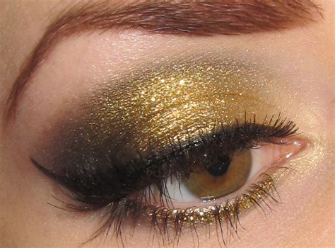 Glitter Is My Crack Gold Olive Dramatic Holiday Eye