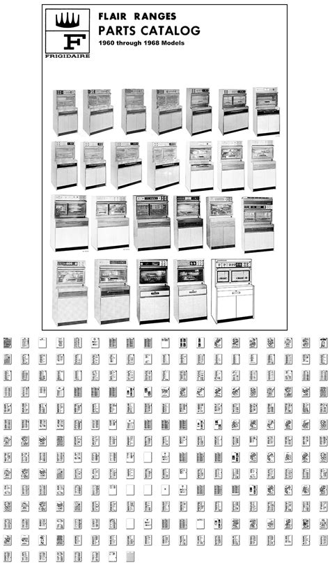 kitchen range library frigidaire flair range replacement parts diagrams  catalog