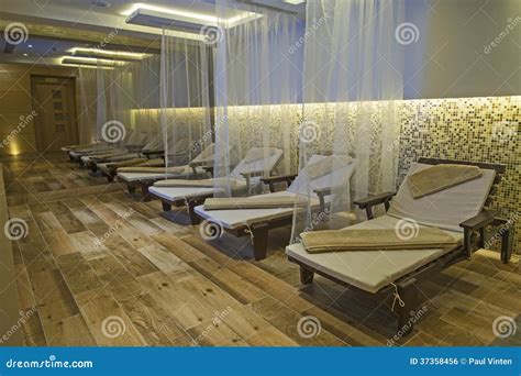 relaxation area   luxury health spa stock photo image  club