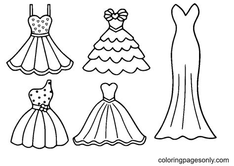 wedding dress coloring pages printable latest  coloring pages