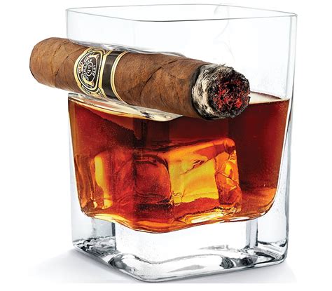reactionnx cigar glass whiskey glass cup  cigar holder transparent  oz walmartcom