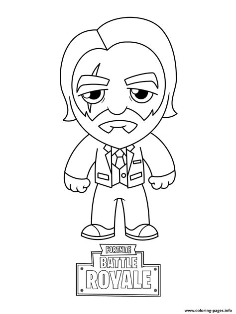 fortnite john wick coloring pages printable coloring pages