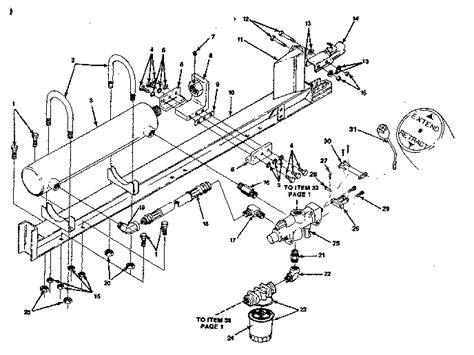 hydraulic cylinder diagram parts list  model  sears parts log splitter parts