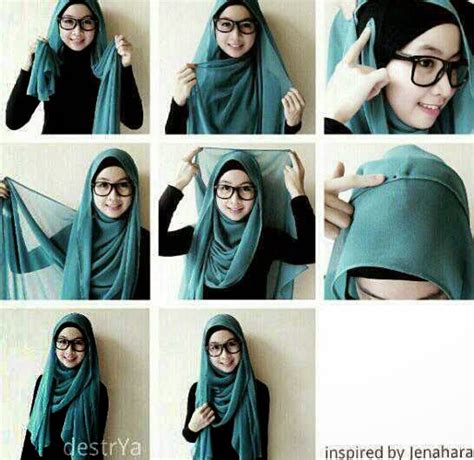 hijab simple mudah praktis tutorial memakai hijab