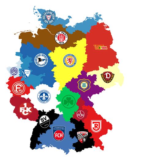 closest  bundesliga clubs   district  germany rbundesliga