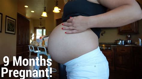 9 months pregnant youtube