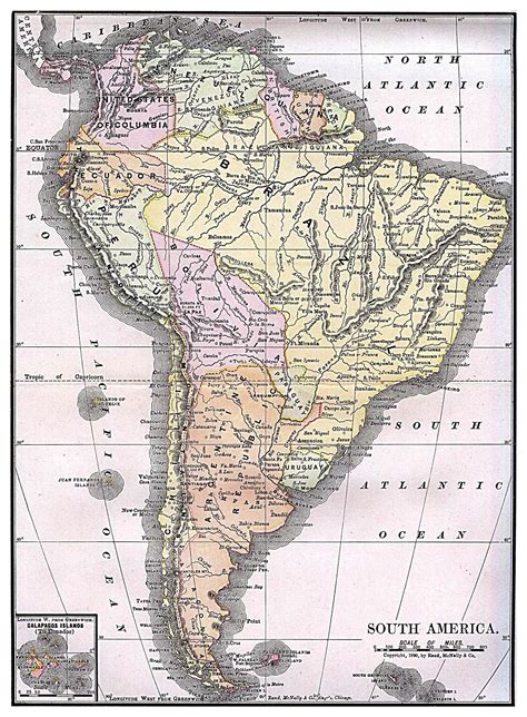 large detailed  political map  south america  south