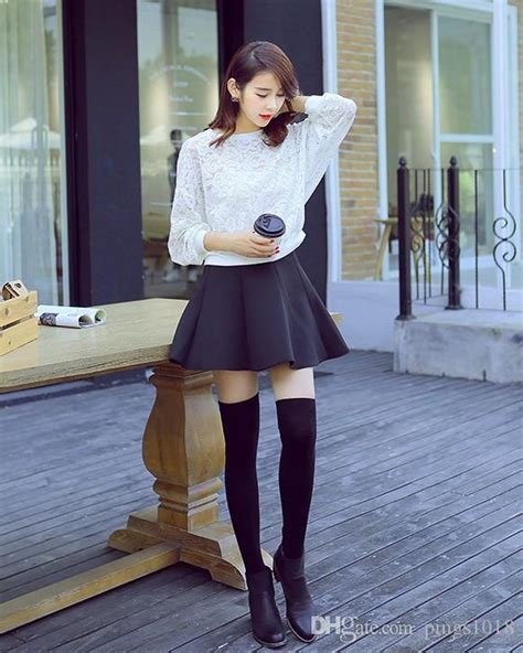 Womens Lady Girls Fashion Warm Opaque Knit Over Knee Thigh