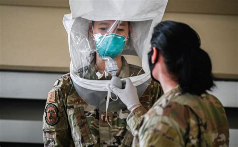 mask fit test conducted  bioenvironmental  wing article