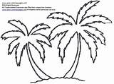 Palm Tree Coloring Drawing Trees Coconut Pages Outline Template Leaf Printable Drawings Leaves Stencil Shape Getdrawings Line Templates Beach Color sketch template