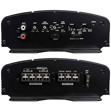 audiopipe  channel  car audio sound system power amplifier amp  pack ebay